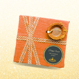 マンダラエレガントディヤスヒンドゥーカスタム金ゴールドディワリ ラウンドシール