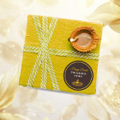 マンダラエレガントディヤ・ヒンドゥー教カスタム金ゴールド・ディワリ ラウンドシール