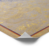 マンダラエレガントフラワーデザイン ポスター (角)