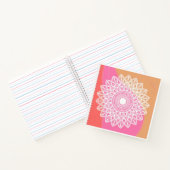 マンダラエレガントフローラボヘミアンノート ノートブック (内部)