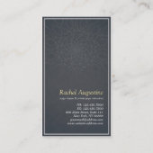 マンダラエレガントフローラヨガメディテーションインストラクター 名刺 (裏面)