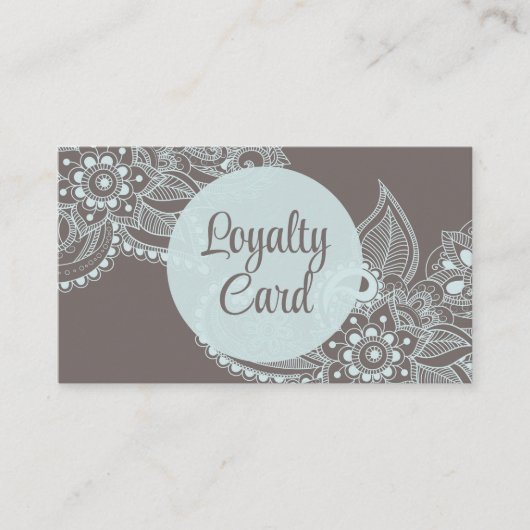 マンダラエレガントロイヤリティカード 名刺 (正面)