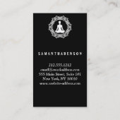 マンダラエレガントロゴヨガヒーリングヘルス 名刺 (裏面)