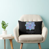 マンダラエレノールルーズベルト美しい引用文 ランバークッション (椅子)