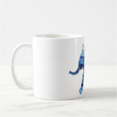 マンダラエレファントアートホワイト325クラシック mlマグカップ コーヒーマグカップ (左)