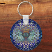 マンダラオブザノエディックくもの巣キーチェーン キーホルダー (正面)