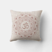 マンダラオムヨガ調和ヨモダンギスタジオ クッション (裏面)