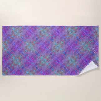 マンダラオンリピートビーチタオル ビーチタオル