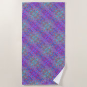 マンダラオンリピートビーチタオル ビーチタオル (正面)