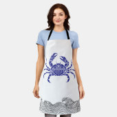 マンダラカニ エプロン (着用した状態)