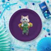 マンダラカラフルケース ペーパープレート (パーティー)