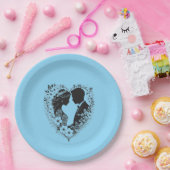 マンダラカラフルケース ペーパープレート (パーティー)