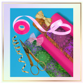 マンダラカラフルシームレスパターン ラッピングペーパーシート