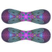 マンダラカラフルスピリチュアルフラクタルアートとピンク ソフトボール (パネル)