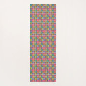 マンダラカラフルタイル模様 – Boho Geometric ヨガマット (裏面)