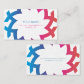 マンダラカラフルデザイン名刺 名刺 (正面/裏面)