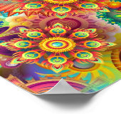 マンダラカラフルポスター ポスター (角)