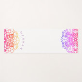 マンダラカラフルモノグラムヨガマット ヨガマット (正面(横))