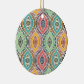 マンダラカラフルモロッコ民族パターン セラミックオーナメント (右)