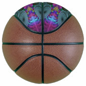 マンダラカラフルー打撃フラクタルアート万華鏡のように千変万化するパターン バスケットボール (右)