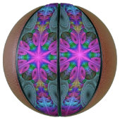 マンダラカラフルー打撃フラクタルアート万華鏡のように千変万化するパターン バスケットボール (縦)