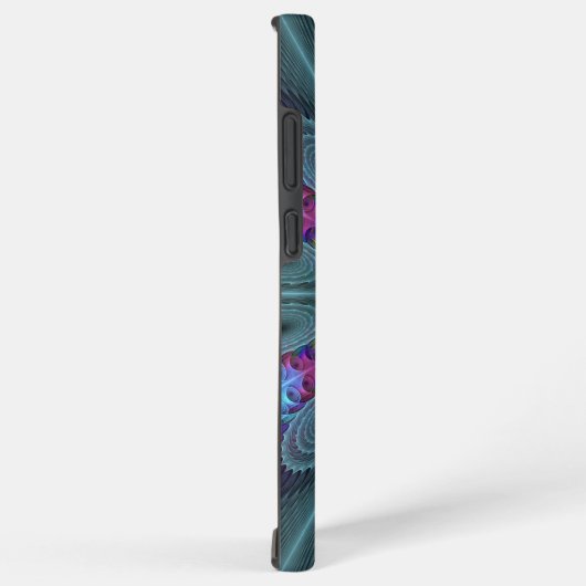 マンダラカラフルー打撃フラクタルアート万華鏡のように千変万化するパターン SAMSUNG GALAXYケース (右側面)
