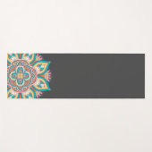 マンダラカラフル鮮やかエネルギアート ヨガマット (正面(横))