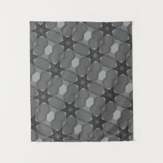 マンダラカラーモダンブラックグレースタータペストリー タペストリー