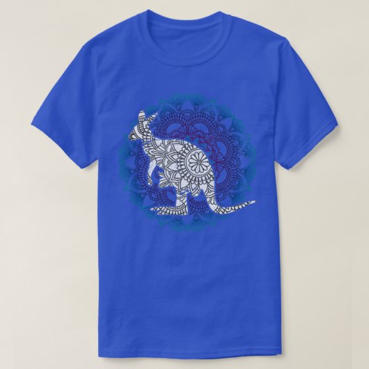 マンダラカンガルー Tシャツ (デザイン正面)