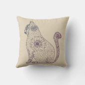 マンダラキャットスロークッション クッション (裏面)