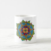 マンダラクラシックホワイトマグ コーヒーマグカップ (中央)