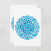 マンダラグリーティングカード サンキューカード (正面/裏面)