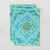 マンダラグリーティングカード サンキューカード (正面/裏面)