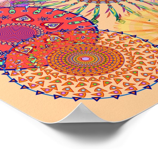 マンダラコラージュ3 ポスター (角)