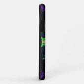 マンダラサイケデリックフラワーグリーン紫と黄色 Case-Mate iPhoneケース (裏面/右)