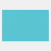 マンダラサークルターコイズとピンク ラッピングペーパーシート (正面3)