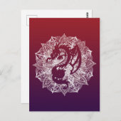 マンダラサークルドラゴン ポストカード (正面/裏面)