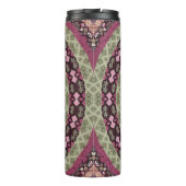 マンダラサークルラウンド装飾パステルパープルコロ タンブラー (裏面)