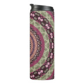 マンダラサークルラウンド装飾パステルパープルコロ タンブラー (回転右)