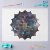 マンダラシリーズデザイン7 薄葉紙 (クラフト)