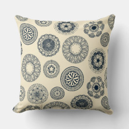 マンダラシルクスポットクリーム クッション