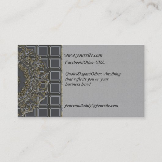 マンダラシルバー導入カード 名刺 (正面)