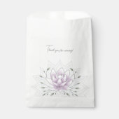 マンダラシンプルスの葉とピンクの蓮結婚蓮 フェイバーバッグ (正面)