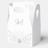 マンダラシンプルスの葉とピンクの蓮結婚蓮 フェイバーボックス (オープン)