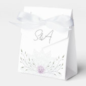 マンダラシンプルスの葉とピンクの蓮結婚蓮 フェイバーボックス (正面サイド)