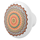 マンダラジグザグパターン セラミックノブ (右)