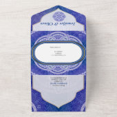 マンダラスインミックスオランダブルー オールインワン招待状 (外側)