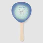 マンダラスイン混合オランダブルー ハンドファン (裏面)