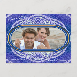 マンダラスイン混合オランダブルー 案内ポストカード