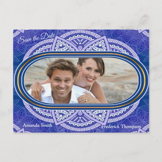 マンダラスイン混合オランダブルー 案内ポストカード (正面)